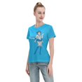 thumbnail image 4 of T-Shirt Basique à Manches Courtes pour Femmes Sailor Moon Mizuno Ami, 4 of 6