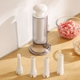 thumbnail image 3 of Homelife Sausage Stuffer Machine with 4 Stuffing Tubes Manual Sausage Maker for Homemade Sausages Stainless Steel Filler for Household Kitchen, 3 of 13