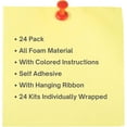thumbnail image 7 of 4E's Novelty 24 Pack Christmas Tree Craft Kit - Individually Wrapped Ornament Decorating Kit for Kids 3-12, Self Adhesive DIY Christmas Tree for Kids, 7 of 7