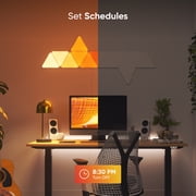 Nanoleaf Shapes Triangles Smarter Kit, 5PK Indoor Modern Modular LED Wall Light Panels