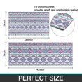 thumbnail image 7 of Pink and Blue Diamond Shaped Boho Pattern Kitchen Rugs Sets Of 2,Anti Fatigue Kitchen Mat Rugs Non Slip Washable,Decorative Kitchen Floor Mats for Kitchen,Sink,Laundry,17"x30"+17"x47", 7 of 7