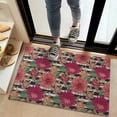thumbnail image 2 of Pioneer Flower Floral Print Pattern Door Rugs,Washable Non Slip Door Mats Indoor,Decorative Door Mats,Entry Mat Indoor for Entrance,Bedroom,Kitchen,Bathroom,20"x32", 2 of 6