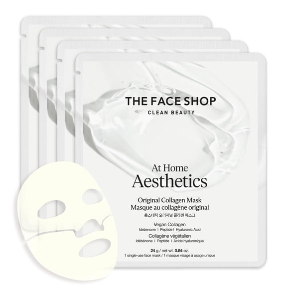 Mascarilla The Face Shop At Home Aesthetics, colágeno vegano