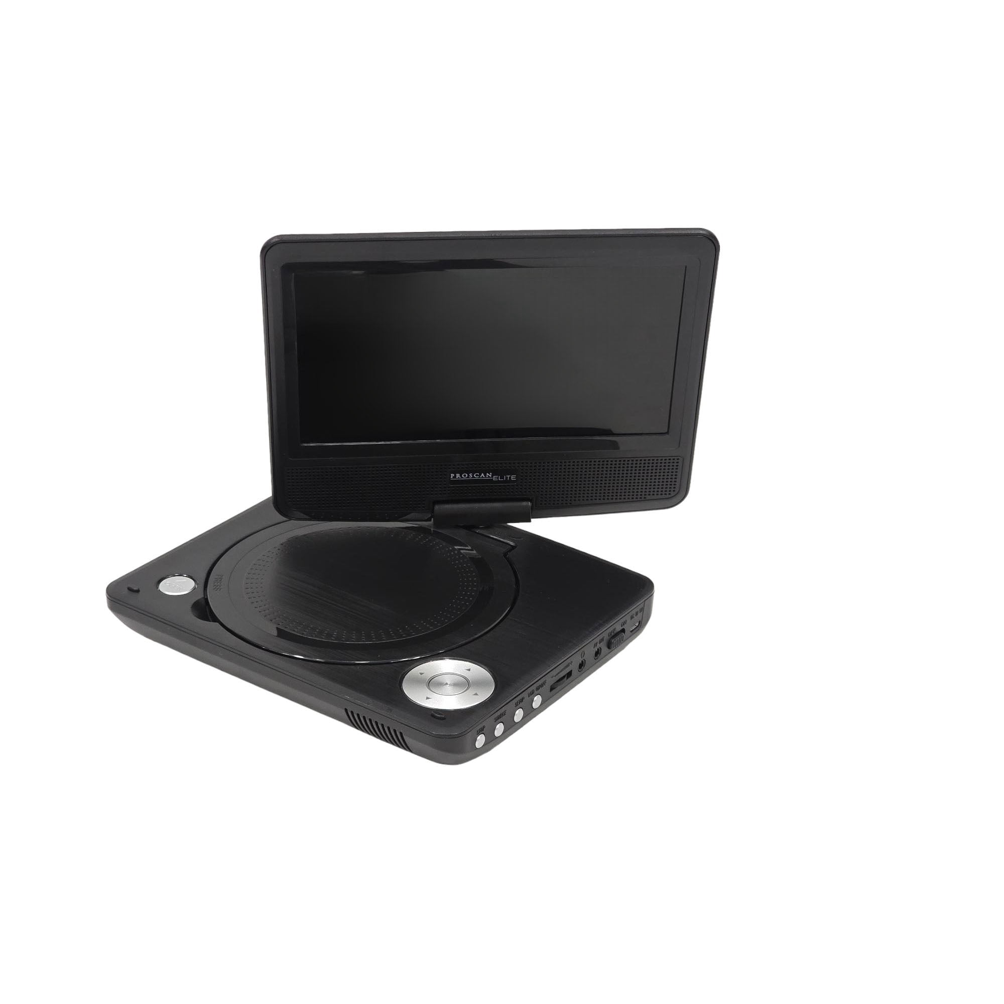 Pre-Owned Proscan Elite, 7-Inch Portable Swivel Screen DVD Player, Black, PEDVD7060