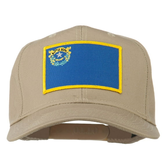 State of Nevada Embroidered Patch Cap - Khaki OSFM