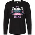thumbnail image 3 of Inktastic My Greatest Blessings Call Me Mimi with Flowers Long Sleeve T-Shirt, 3 of 5