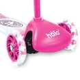 thumbnail image 4 of HALO Rise Above Jr 3 Wheel Kids Scooter & Helmet - Pink 3+ - Super-Bright Light up Wheels - Unisex, 4 of 11