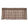 thumbnail image 2 of Protección de privacidad Cenefas de cocina para ventanas Cortinas cortas de hilo transparente Café-137x61cm Sunnimix Nivel de cortina de ventana, 2 of 8