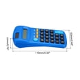 thumbnail image 2 of Calculadora de bolsillo pequeña Uxcell para oficina en casa, calculadora de mano con pantalla de 8 dígitos, color azul oscuro, 2 of 7