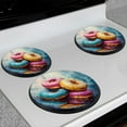 thumbnail image 7 of Electric Stove Burner Covers,4 Pcs Round Gas Burner Cover,8 and 10 Inch,Glistening Donuts with Sprinkles, 7 of 7