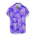 thumbnail image 6 of Yaoyar Mens Hawaiian Shirts Short Sleeve Casual Floral Button Down Tropical Shirt Summer Holiday Beach Aloha Hawaii Shirt, 6 of 6