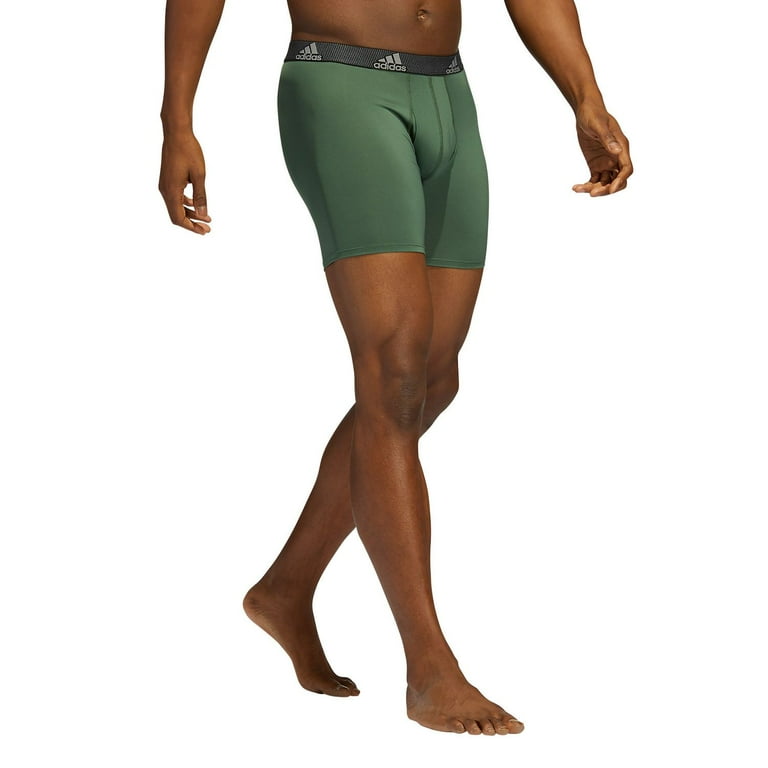 Adidas Performance Underwear Mens L/Long Black Stretch Boxer Adidas Performance Underwear Mens L/Long Black Stretch Boxer