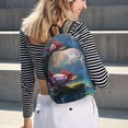 thumbnail image 6 of Yiaed Pond Cute Axolotl Print Backpack, Premium Laptop Backpack, Travel Backpack for Women, Lightweight Backpacks, Comfortable Back Pack-Small, 6 of 7