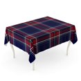 thumbnail image 1 of POGLIP Yellow Blue Red Check Gray Plaid Printing Pattern Tartan Skirt Abstract Kilt Tablecloth Table Desk Cover Home Party Decor 60x104 inch, 1 of 1