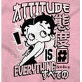 thumbnail image 2 of Betty Boop Kanji Hashtag Attitude Hoodie Sweatshirt Women Brisco Brands S, 2 of 4