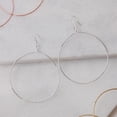 thumbnail image 3 of Humble Chic Dangle Hoop Earrings for Women - 925 Sterling Silver Plated Large Hoops, 3 of 7