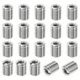 thumbnail image 1 of Unique Bargains Adaptateurs de Filetage Manchon Réducteur Écrou 20 Pcs M10x1.5 Mâle à M6x1 Femelle Réparation Insert Écrou 12mm, 1 of 7