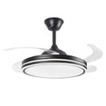 thumbnail image 2 of Lampara Ventilador de Techo LED Muzat Luxica Lighting Negro, 2 of 7