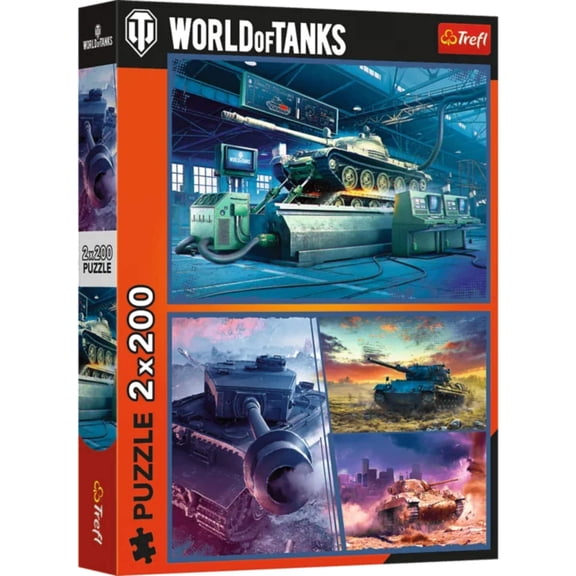 Trefl World of Tanks Armoured Mission 2x200 Piece Puzzle