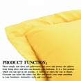 thumbnail image 4 of NTBAY 2 Pack Microfiber King Pillow Shams, Ultra Soft and Breathable Oxford Pillowcases with Envelope Closure, 20" x 36", Yellow, 4 of 5
