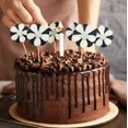 thumbnail image 1 of TIMIFIS Kitchen Gadgets 6 Pieces Of natural Bamboo Stick Fresh Flower Birthday Cake Decoration Card, 1 of 4