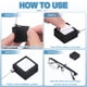 thumbnail image 4 of Uxcell Cable Retráctil de Control Remoto 3.3ft (1M) 5.29oz, 3PCS Lazo de Seguridad para TV, Blanco, 4 of 7