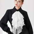 thumbnail image 6 of Elegant Choker Collar Jabot False Collar Neck Decorative Accessory Neckpiece For Formal Evening Gown Costume Enhancer, 6 of 9