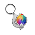 thumbnail image 1 of Holly Swirl Colorful Festival Nail Clippers Sharp Fingernail Stainless Steel Cutter, 1 of 3