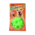thumbnail image 4 of Omega Paw Giggle Tricky Treat Ball Dog Toy Large 5", 4 of 5