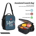thumbnail image 5 of Best Dad Ever Happy Father's Day Backpack Lunch Bag Pencil Case 3 Pcs Set with Mesh Pocket 02, 5 of 5