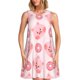 thumbnail image 1 of Fotbe Pigs Head And Donuts Vestido de Verano sin Mangas para Mujer – Vestido Midi Línea A, Estilo Camiseta Floral, Vestido Playero Casual y Fluido, 1 of 7