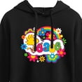 thumbnail image 3 of Peanuts - Peace Floral & Colorful Woodstock - Juniors Cropped Pullover Hoodie, 3 of 6