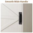 thumbnail image 4 of 77" Freestanding Entryway Hall Tree with Shoe Storage, Space-Saving Coat Rack Featuring 5 Hooks, 2 Open Cubbies and Shoe Cabinet for Hallway, Living Room and Mudroom, 4 of 6