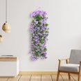 thumbnail image 4 of Ycandiee Artificial Fake Hanging Flowers Plants for Outdoor Spring Decoration, Artificial Hanging Flowers, Faux Silk UV Resistant Look Real Trailing Vines for Outside Home Planter Porch Patio, 4 of 6