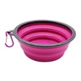 thumbnail image 1 of Cuencos para perros para viajes, cuenco de agua portátil para perros, gatos, mascotas, plato de riego plegable para viajar, acampar, caminar, 350ML, 1 of 6