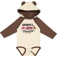 thumbnail image 3 of Inktastic Grampas Little Cowgirl with Cowgirl Hat and Boots Girls Long Sleeve Baby Bodysuit, 3 of 5
