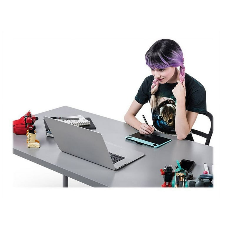 Wacom Intuos ART Pen & Touch Tablet, Small, Blue - Walmart.com