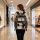 thumbnail image 1 of CaiYueKe Clear PVC Backpack Transparent Stadium Backpack for College Travel Events Large Capacity Waterproof Lightweight Breathable Backpack for Laptop Work Commuter, 1 of 7