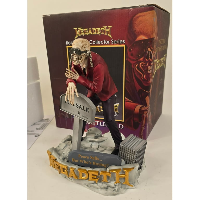 メガデス フィギュア　megadeth ROCK Vic Rattlehead Megadeth 'Peace Sells' Vic Rattlehead KnuckleBonz Statue