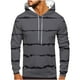 thumbnail image 1 of Sudadera con capucha para hombre, estilo casual, a la moda, con cuello redondo, bolsillos y estampado degradado, sudadera de manga larga con capucha, blusa de poliéster para hombre, 1 of 4