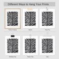 thumbnail image 5 of PixonSign Adhesive Canvas Print Wall Art Set - Leaf And Flower Silhouette Botanical Posters - Gallery Set of 9 Variety Black & White Nature Leaves Illustrations Wall Décor for Home - Unframed, 5 of 5