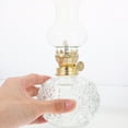thumbnail image 4 of NIAIZEK Vintage Style Glass Kerosene Lamp for Camping Hiking Traveling Portable, 4 of 6