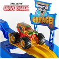Monster Jam Garage Playset and Storage with Exclusive Grave Digger