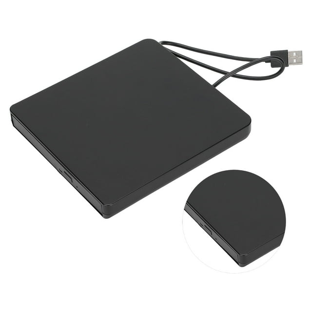 Cd External DVD Drive USB2.0 Portable DVD Player for XP Wind10 Vista 7 Linux OS X
