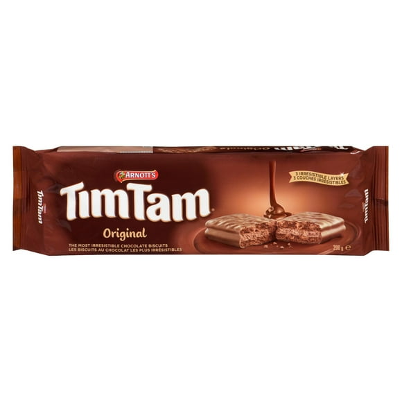 Arnott's Tim Tam Original Chocolate Cookies 200g Ready to Eat biscuits, 200 g