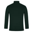thumbnail image 4 of Miluxas Men's Mock Turtleneck Ribbed Knit Pullover Sweater Casual Lightweight Slim fit Dress Sweater Army Green, 4 of 6