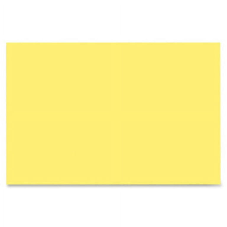 Construction Paper Yellow 12 x 18 50 Sheets per Pack 5 Packs