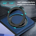 thumbnail image 3 of Allytechgroup Magnetic Case for Samsung Galaxy Z Flip 7, Ring Holder Kickstand Hybrid Compatible with Magsafe & Car Mount Anti-Scratch Phone Case Cover for Women Men, Blue, 3 of 7