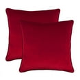 thumbnail image 3 of Sherry Kline  Glendon Velvet Corded Edge pillow, zippered with Polyester Insert (Set of 2) 20"x20" Light Gold, 3 of 5