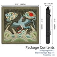 thumbnail image 2 of Albert Racine Famous Painting Mahjong Mat for Table, 31.5*31.5in Anti Slip American Mahjong Table Cloth, Noise Reduction, Neoprene Mah jongg Mat with Carrying Bag & 3 Dices for Board Tile Games Mats, 2 of 7